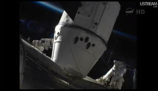 Illustration for article titled Watch Space X Dragon Make Its Historic ISS Dock Live (Updating)